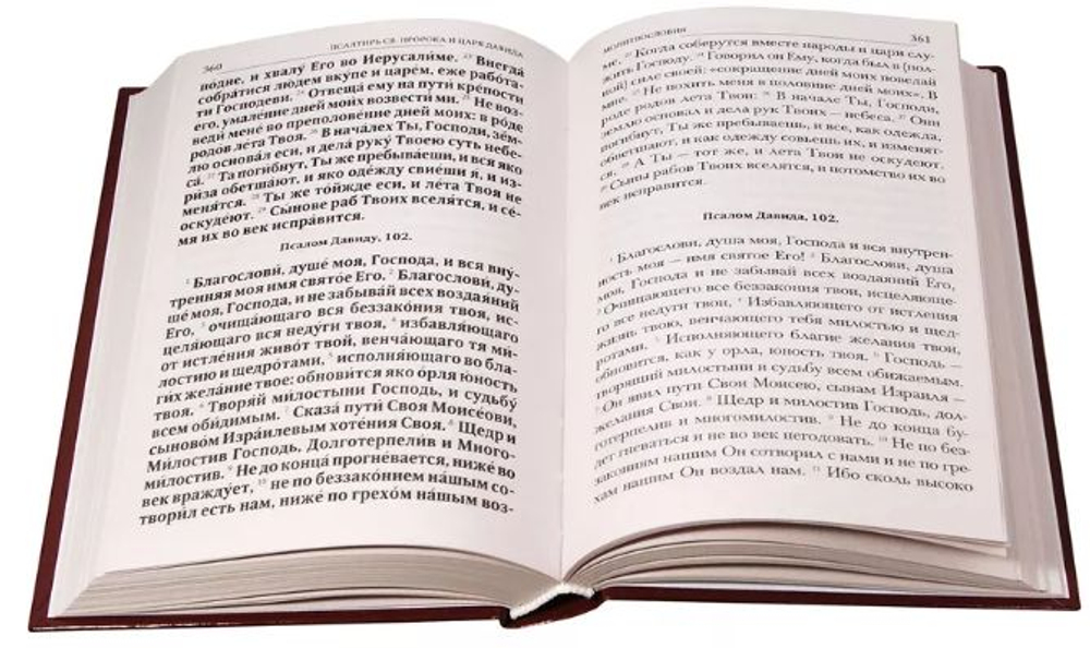 Псалтирь учебная с параллельным переводом на русский язык