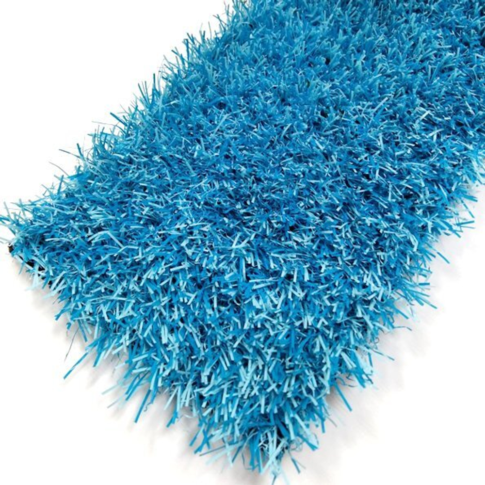 Трава искусственная "Деко" голубая, ширина 2м, рулон 25м, 50 кв.м