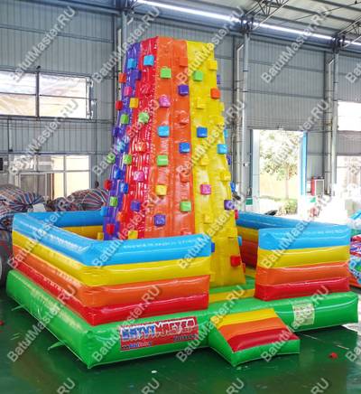 Скалодром "Утес" разноцветный 6*6*6 м