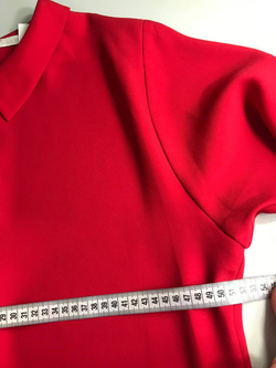 Платье Aikis яркого красного цвета маркировка 40, визуально 46 размер