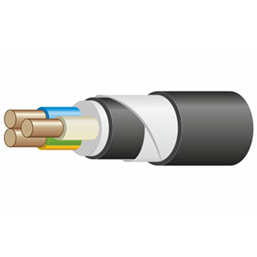 Кабель медный силовой бронированный ВБШвнг(А)-LS 3х6-0,66 (ож)