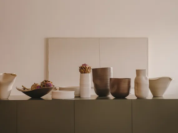 Macae Маленький белый керамический поднос Ø 24 см