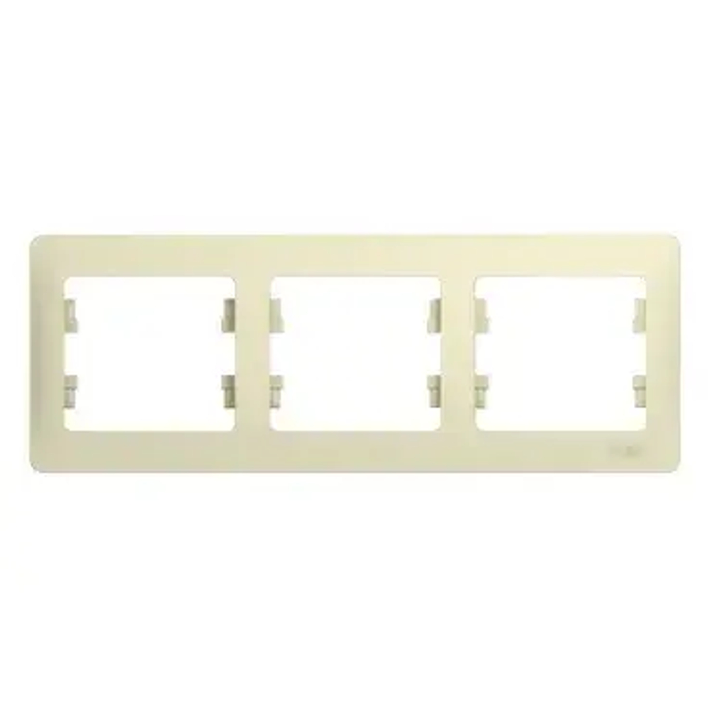 GLOSSA 3-постовая РАМКА, горизонтальная, БЕЖЕВЫЙ