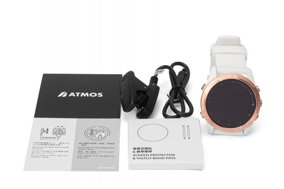 Компьютер-декомпрессиометр подводный Atmos Mission2 бело-золотой