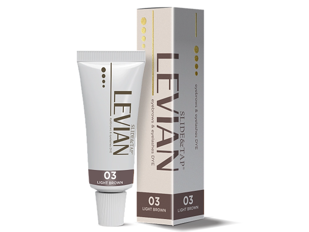 Краска для ресниц и бровей LEVIAN, 15 мл