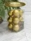 Набор пластиковых шаров Дивный 60 мм., золото, 12 шт., Christmas DeLuxe (87558)
