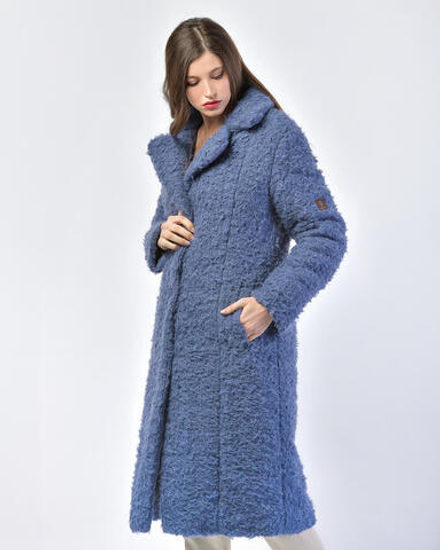 Пальто из шерсти альпаки