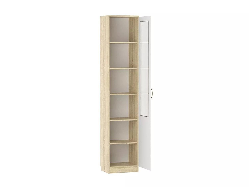 НМ 040.43 РС Витрина ПР Оливия Дуб Сонома/белое дерево