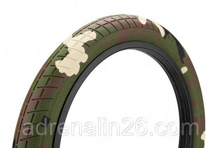 Покрышка для BMX Mission Tracker сталь 2,40" 60psi (зеленый / черный)