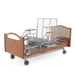 Кровать электрическая Med-Mos DB-2B с поворотным креслом в правую сторону (коричневый)