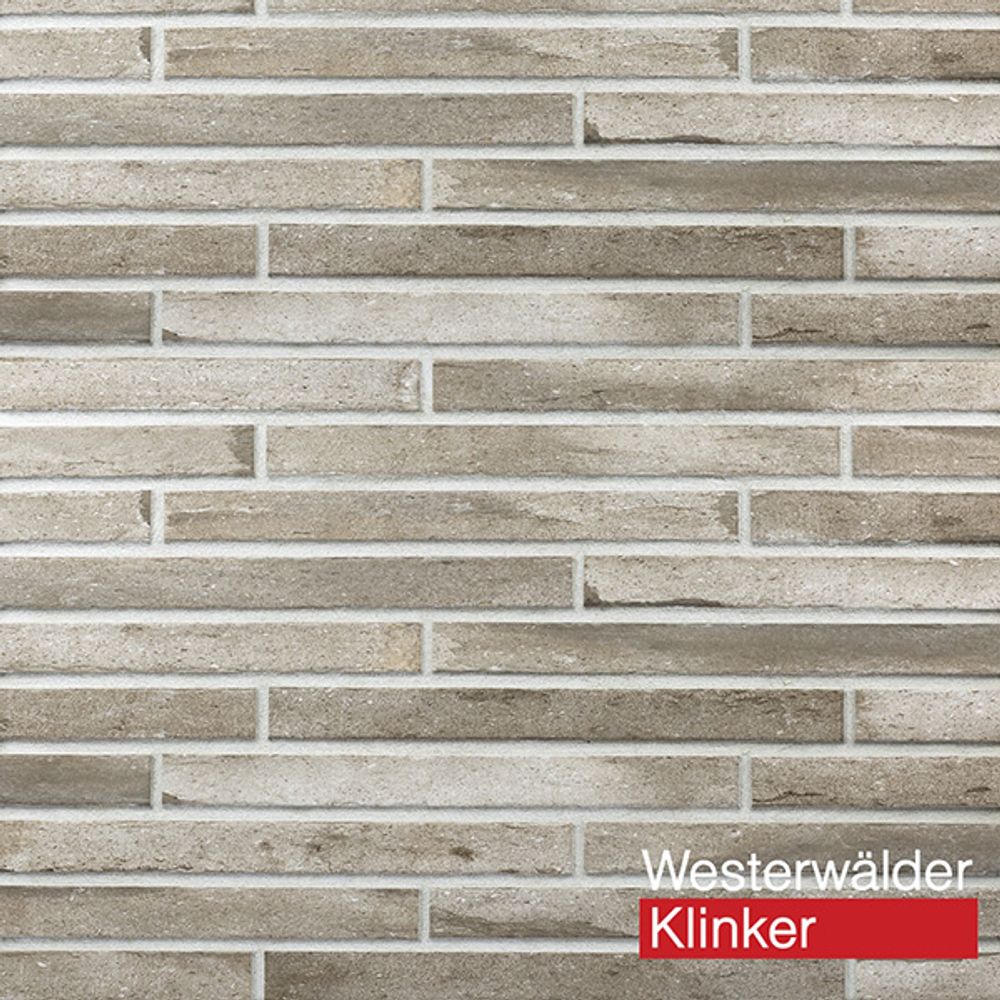 Плитка клинкерная фасадная WWK Brick loft long WK572 Taupe, 468х40х10 мм