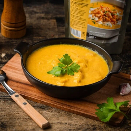Суп-пюре из тыквы с курицей Кронидов