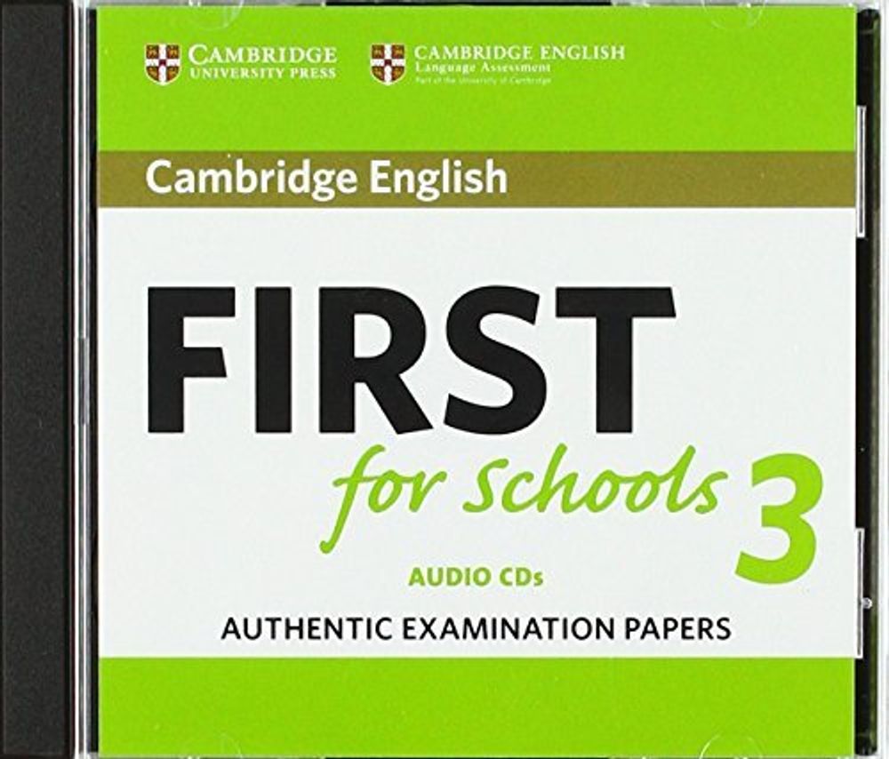 C Eng First for Schools 3  Audio CDs x2