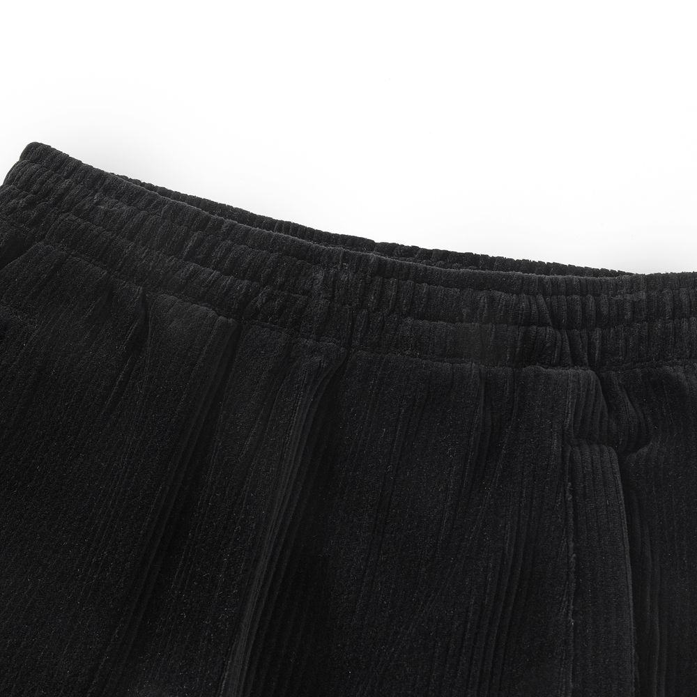 Шорты Ymkashix велюровые  черные