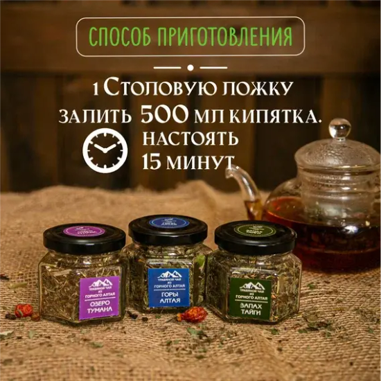 Подарочный набор из 3х видов чая