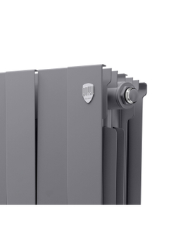 Радиатор биметаллический Royal Thermo PianoForte 500 Серебристый - 4 секц.
