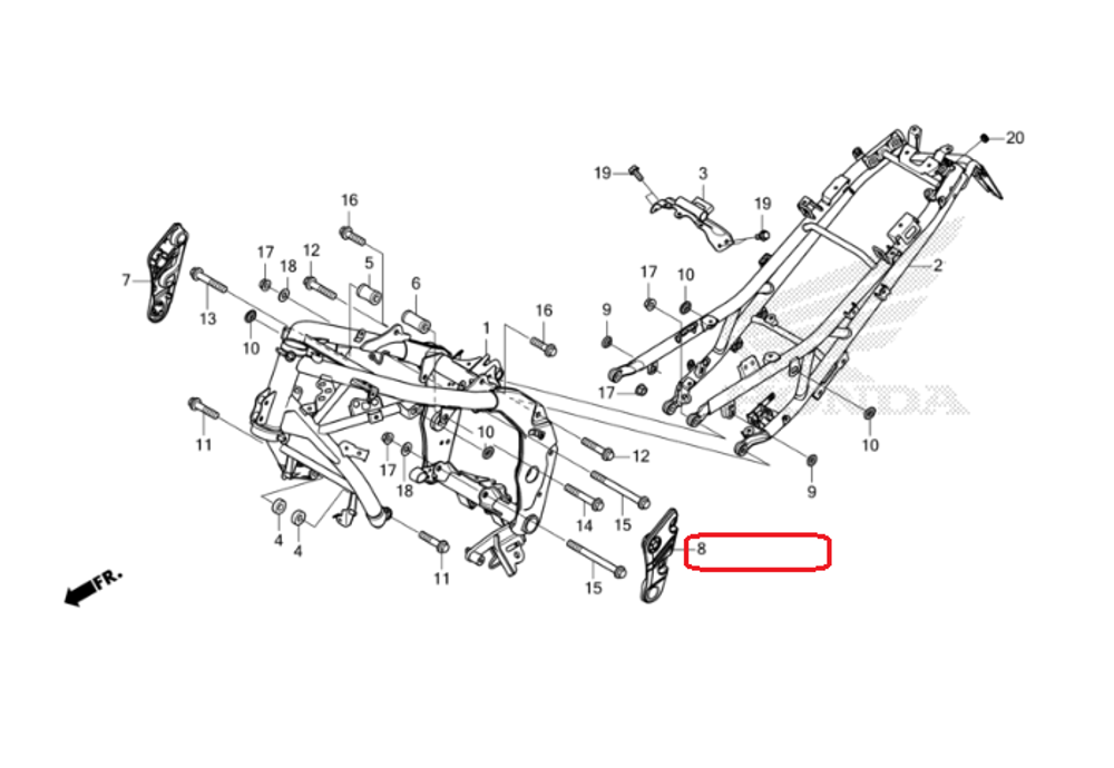 50451-MJW-J00. COVER, L. PIVOT