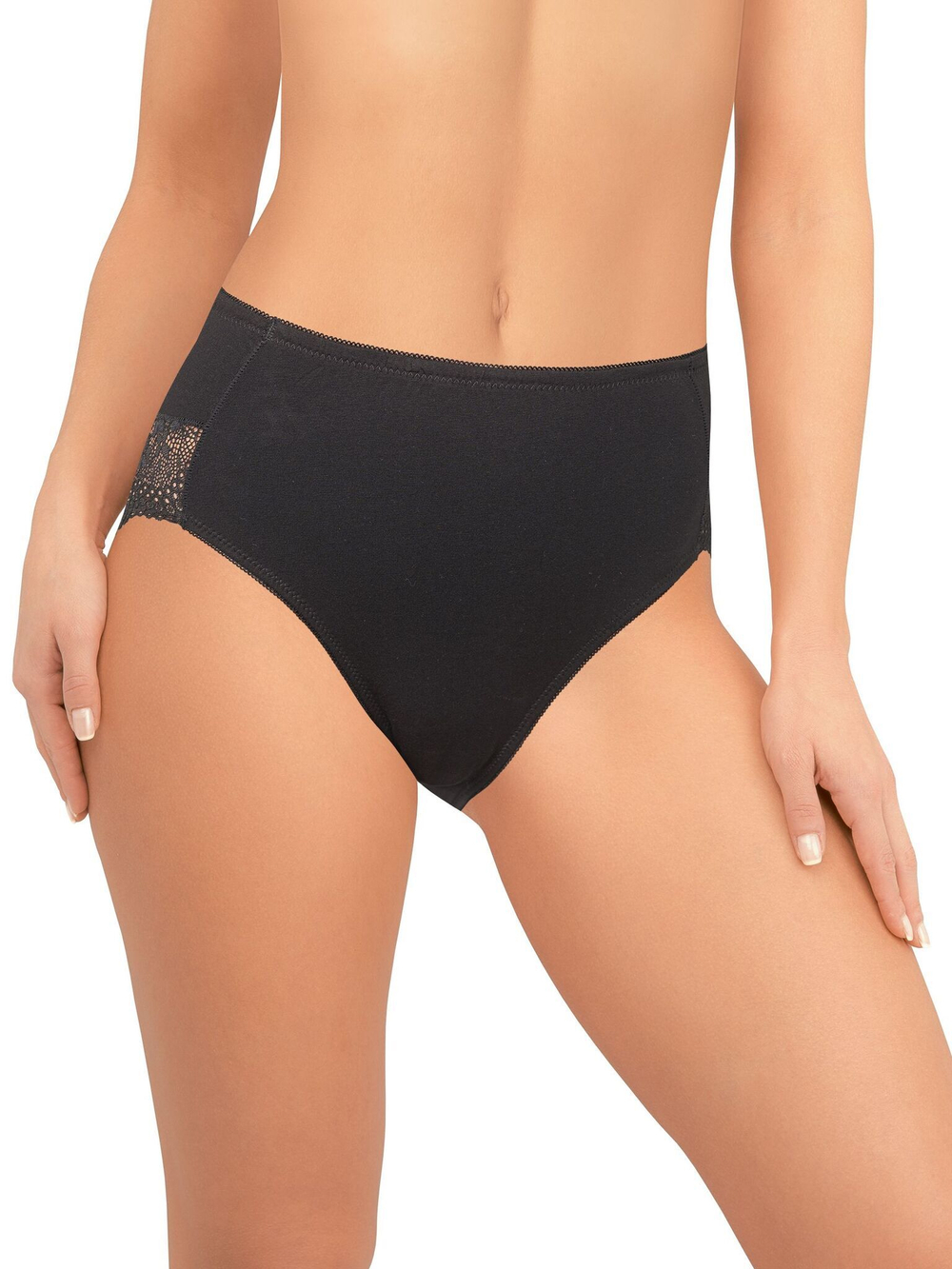 Трусики-макси из хлопкового полотна (Размер: L) (Цвет: бежевый)