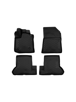 Коврики в салон для RENAULT Dokker (I), 2012-, 4 шт. (Повышенная устойчивость, повышенная износостойкость) FORMAT.3D4153210K