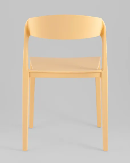 Стул Moris пластик бледно-желтый