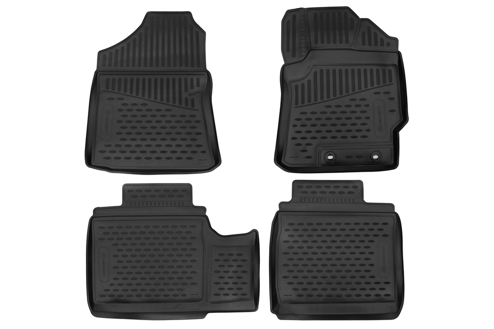 Коврики 3D в салон для TOYOTA Corolla Fielder 2012-н.в., 2WD, Кросс, правый руль 4шт. (полиуретан)  AFM3D1842210K