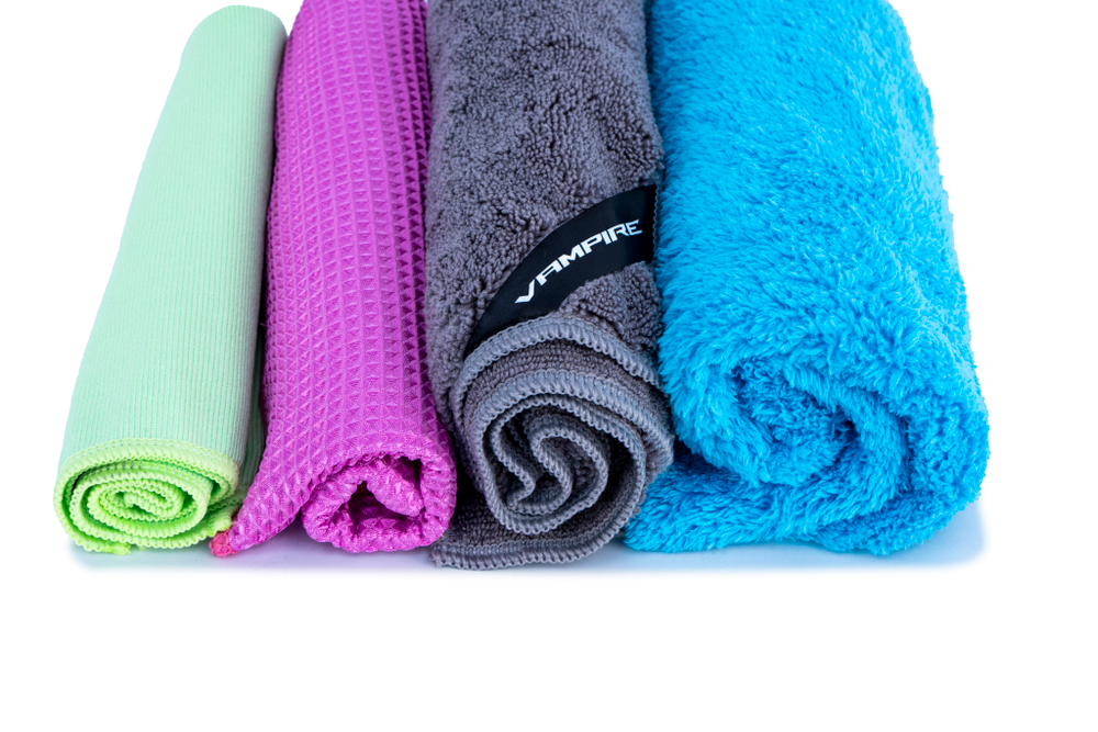 Набор салфеток VAMPIRE SET из микрофибры: StreakFree, SoftHaven, HoneyWipe, DoubleUniversal