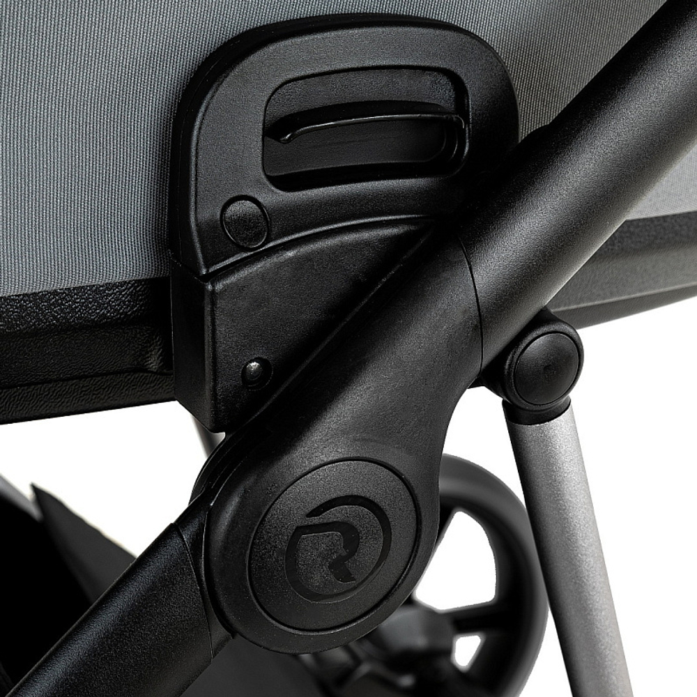 Детская коляска Roan Sol Vintage Luxury 2.0 3 в 1 с автокреслом Tutis Elo Black VIN 01/BT Blue Tea/Blue Tea/руч.Grey/к.Grey