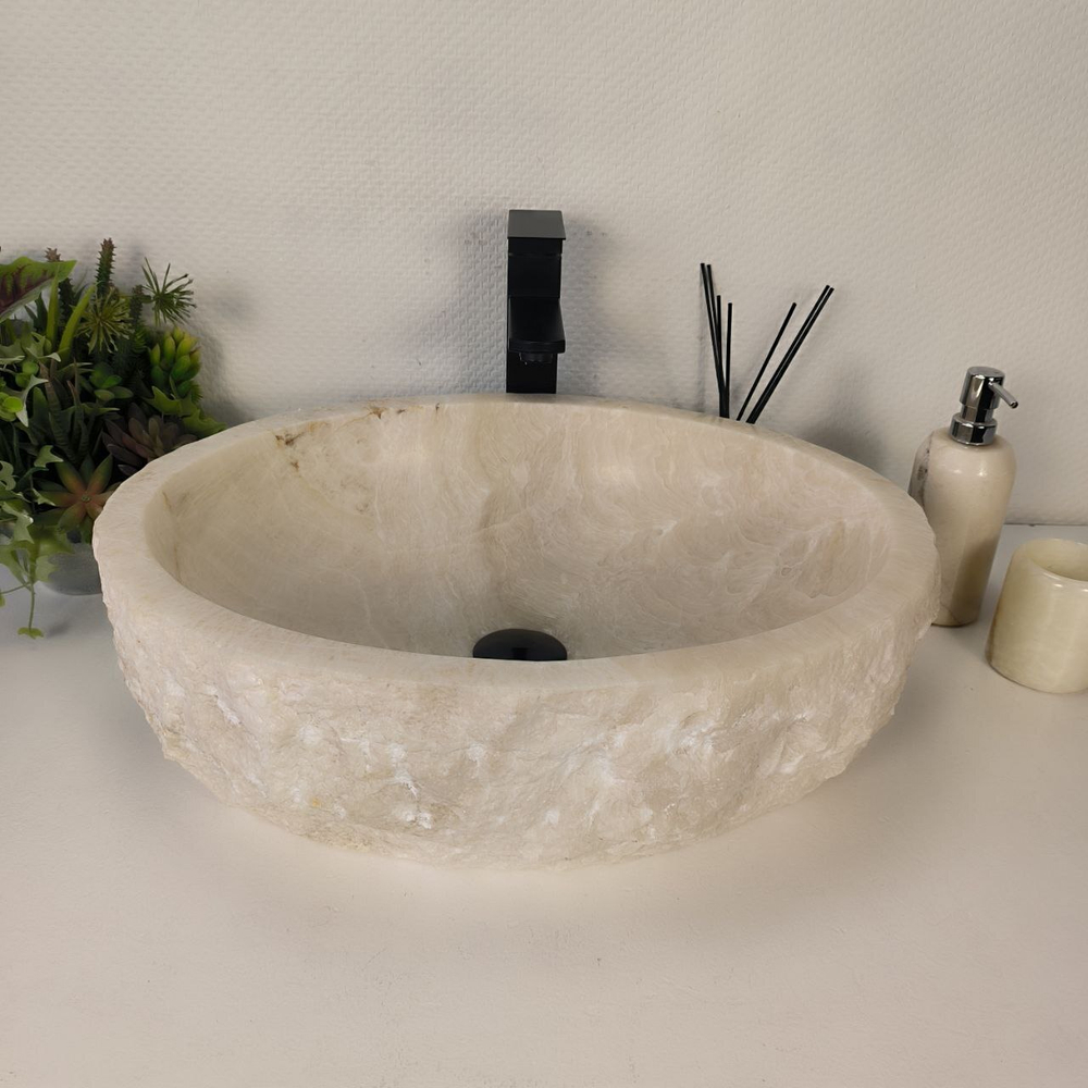 Раковина из оникса Erozy White EO-64270 54*43*15 0213
