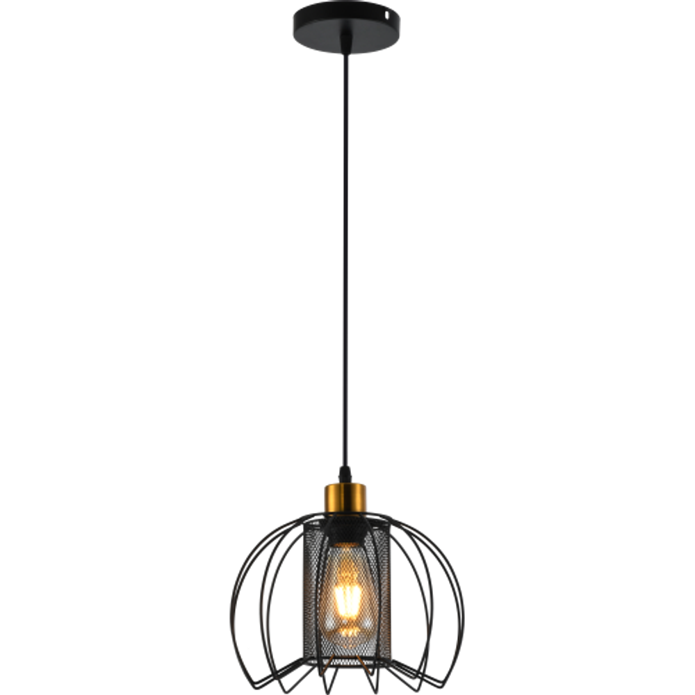 Светильник подвесной (подвес) Rivoli Adelaida 5108-201 1хЕ27 60 Вт лофт-кантри | Rivoli