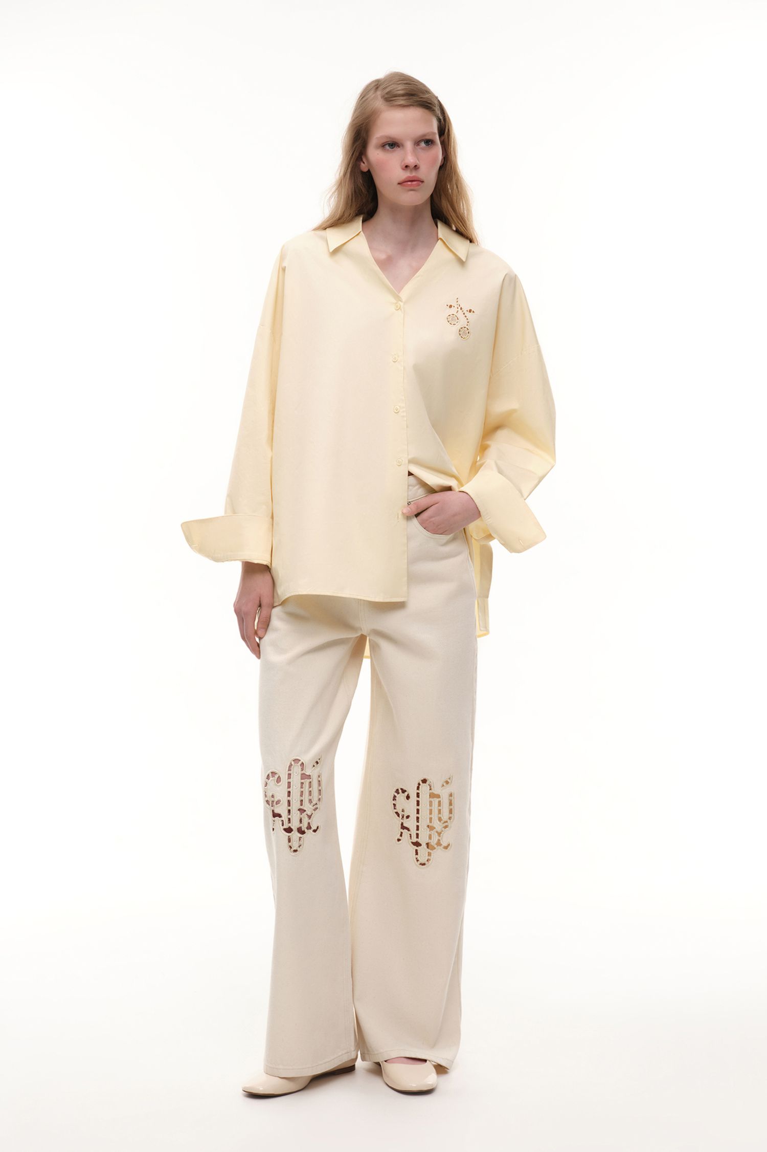 Рубашка (Sweet Coma), сливочная