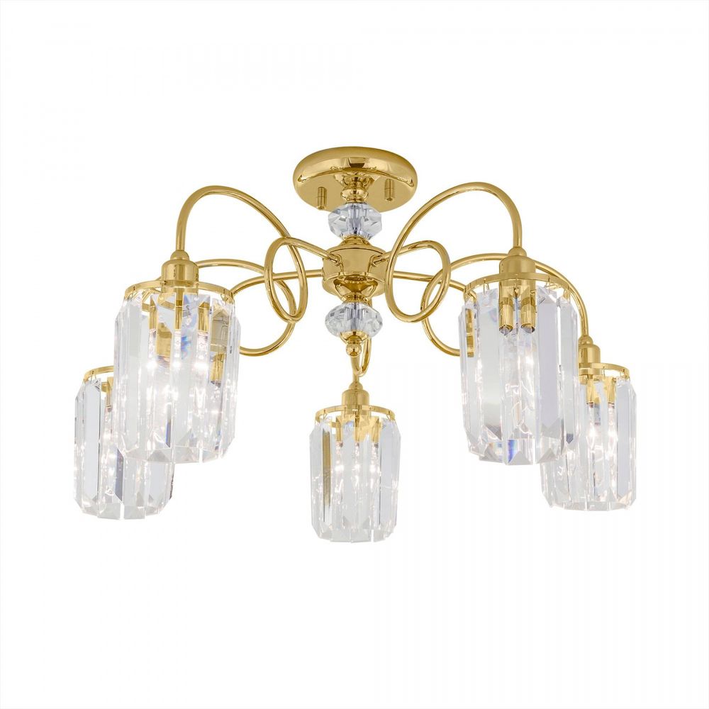 Citilux Синди CL330152 Люстра хрустальная Золото