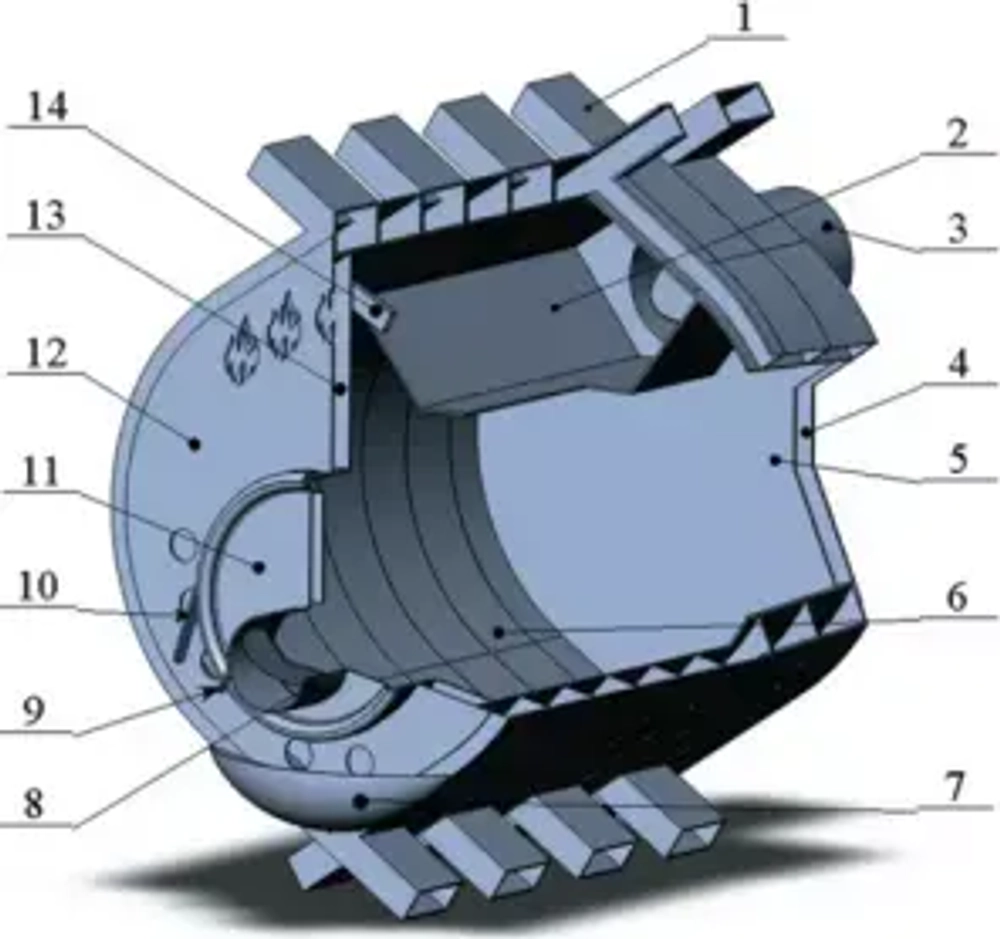 Печь воздухогрейная Сибирь БВ-720