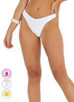 Купальник для большой груди раздельный "Флора", белый