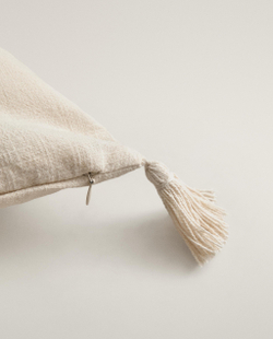 Zara Home наволочка декоративная из хлопка, бирюзовый, 40x60 см