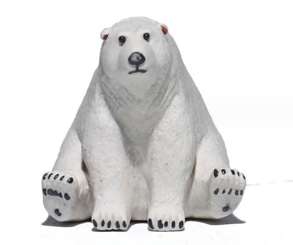 316050 Фигурка "Белый мишка", керамика