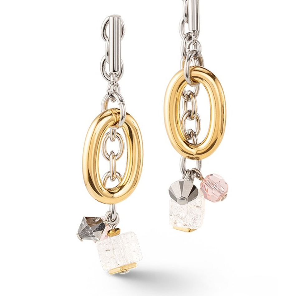 Серьги Coeur de Lion Bicolour 4521/21-1637