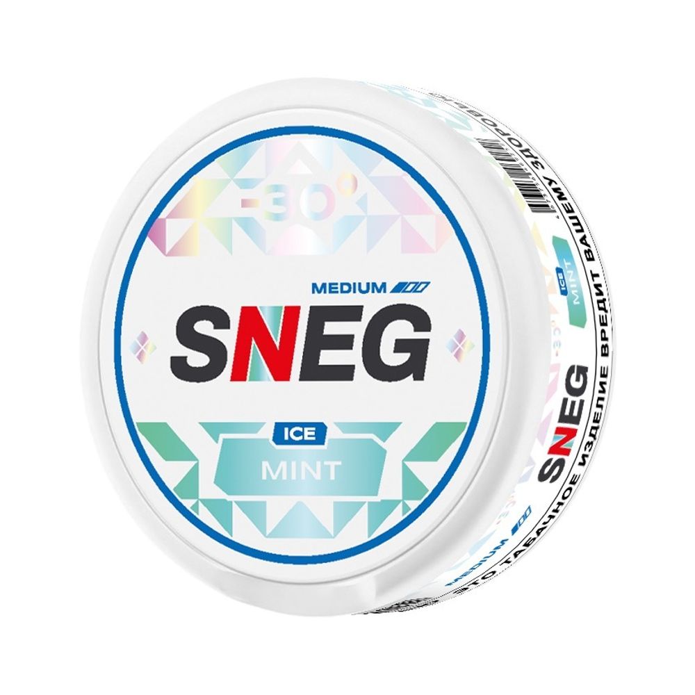 Жевательный табак Sneg Medium (-30°C) - Ice Mint