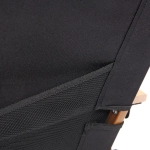 Кресло складное с подлокотниками до 100 кг DC-6006, 54*50*78 см, цвет: чёрный, каркас алюминий, ТуристМастер