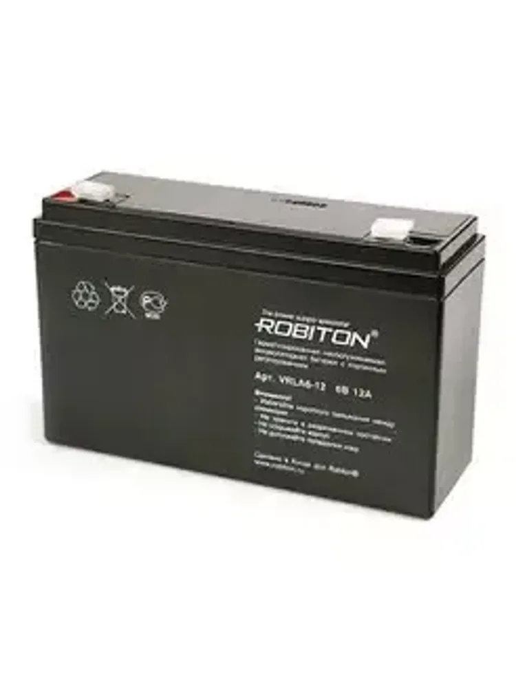 Аккумулятор 6v 12Ah Robiton 151*50*94
