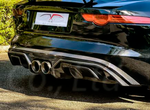 Карбоновый диффузор заднего бампера для Jaguar F-Type 2013-2020 Ягуар