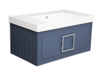 Тумба с раковиной La Fenice Cubo 80 см FNC-01-CUB-BG-80 матовая синяя