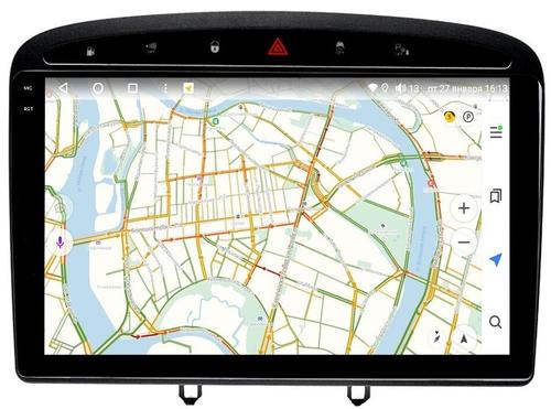Магнитола для Peugeot 308 2007-2014, 408 2012-2022 - Vaycar VA59-0083-2K на Android 13, Быстрая, 2K QLED, CarPlay, 4G SIM-слот