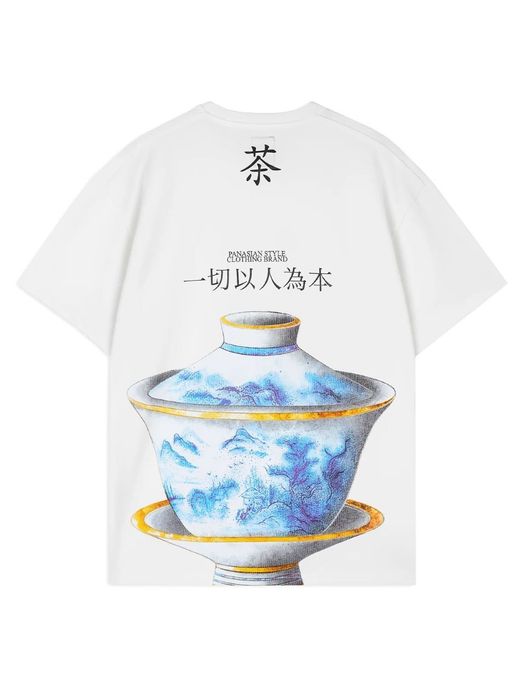 GAIWAN T-SHIRT RICExDUO/MILK