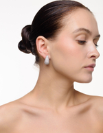 Серьги "Shine Double Drop" Silver