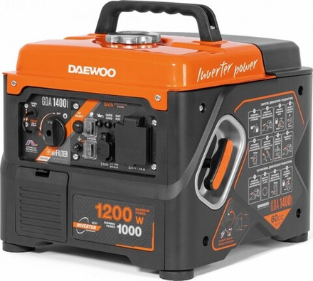 Генератор бензиновый DAEWOO GDA 1400 i инверторный GDA 1400i