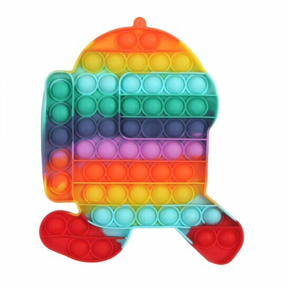 Игрушка антистресс Pop it Among Us 20x20, силикон, 012671