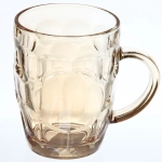 Кружка пивная 400 мл «Pearl» золотая 9*12см