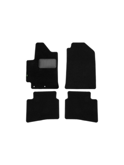 Коврики в салон для KIA RIO X-line, 2017-2020, 2020-, хэтчбек, 4 шт. (текстиль) KLEVER02255801210KH