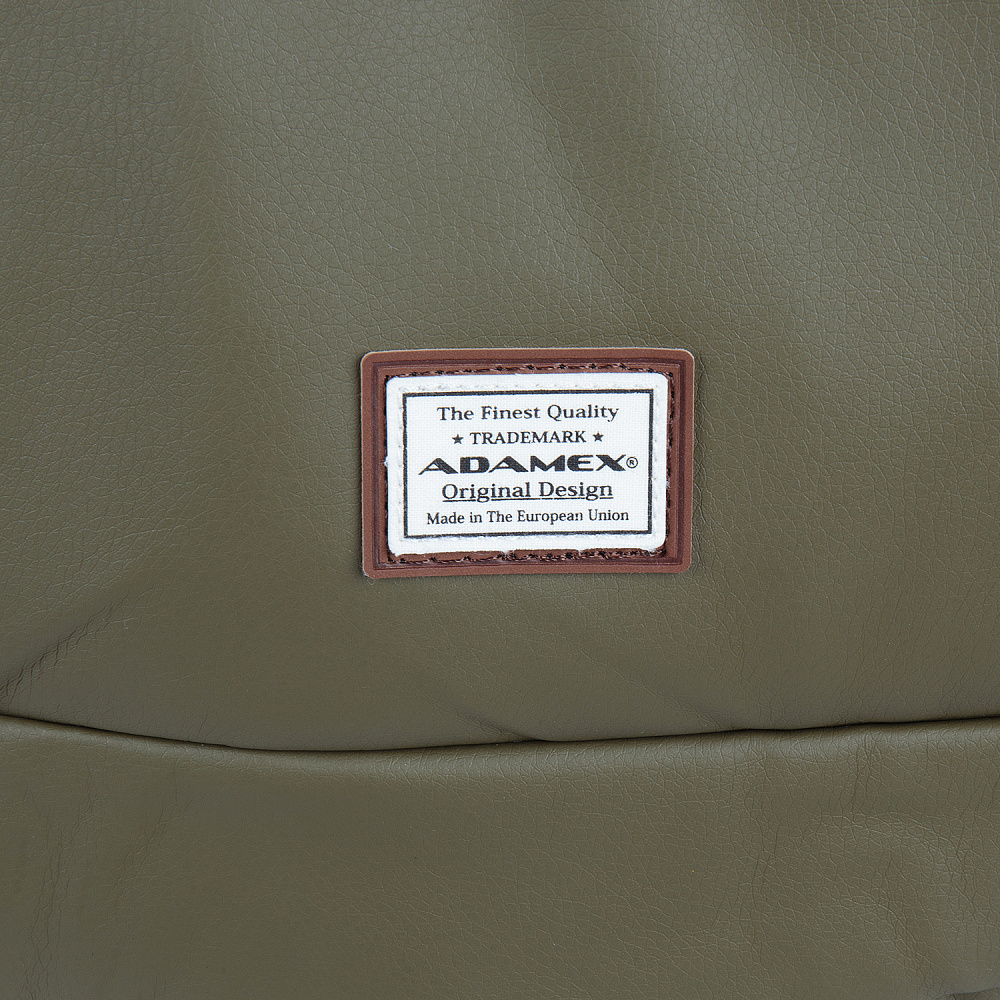 Детская коляска Adamex Luciano Deluxe 2 в 1 Q106 (ХАКИ 100% КОЖА)