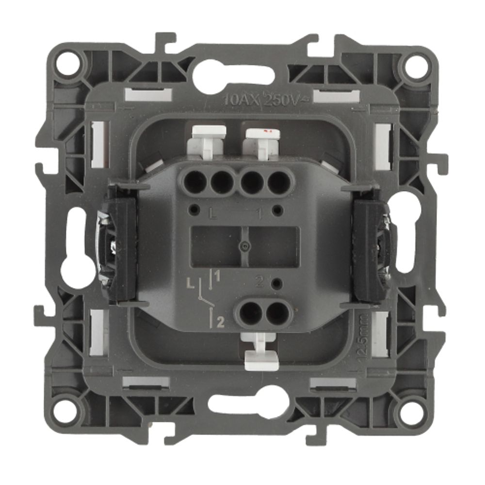 12-1101-06 ЭРА Выключатель, 10АХ-250В, IP20, Эра12, чёрный | Эра 12 Черный